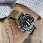 Strap for Omega Speedmaster Professional - Nylon Nato Olive Green