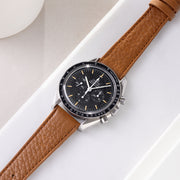 Strap for Omega Speedmaster Professional - Taurillon Brown Leather