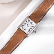 Strap for Cartier Tank Must (2021-2024) - The Taurillon Brown