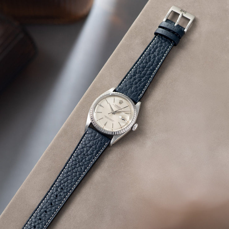 Taurillon Nocturne Blue Leather Watch Strap