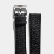 Taurillon Black Leather Watch Strap