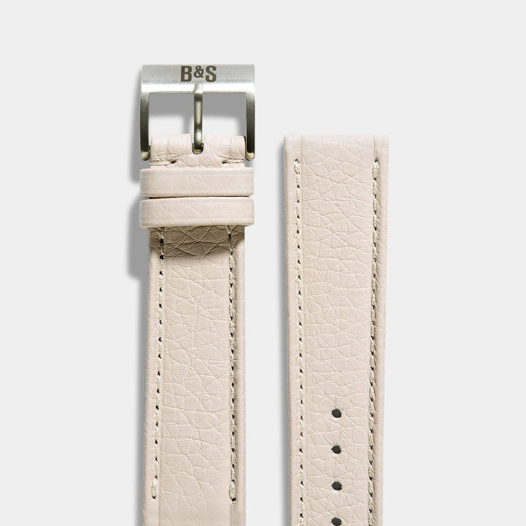 Taurillon Creme Heritage Leather Watch Strap