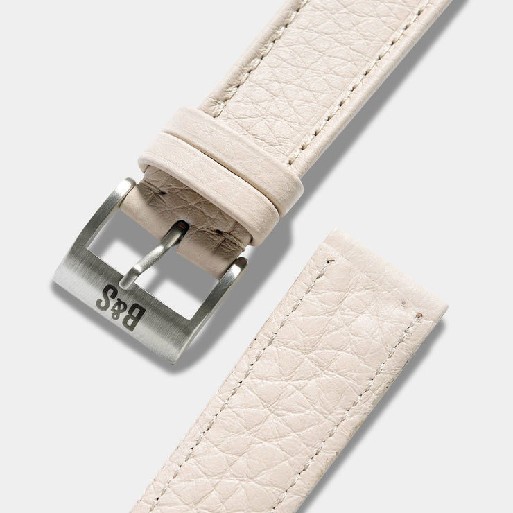 Taurillon Creme Heritage Leather Watch Strap