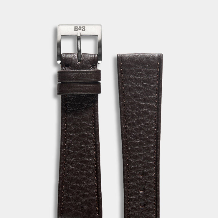 Taurillon Dark Brown Speedy Leather Watch Strap