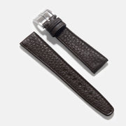 Strap for Omega Speedmaster Professional - Taurillon Dark Brown Leather