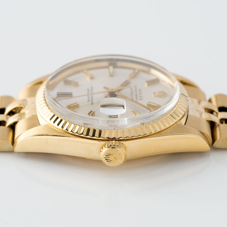 Rolex Datejust Yellow Gold 1601 Silver Dial