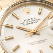 Rolex Datejust Yellow Gold 1601 Silver Dial