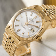 Rolex Datejust Yellow Gold 1601 Silver Dial