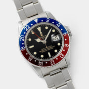 Rolex 1675 Gilt Dial GMT Master Small Hand 40mm steel case