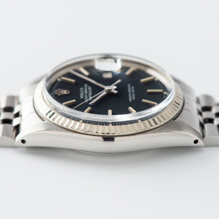 Rolex Datejust Reference Black Marble Dial 1601 