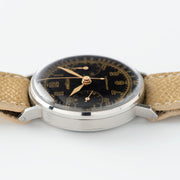 Angelus Steel Chronograph Square Pusher Watch  