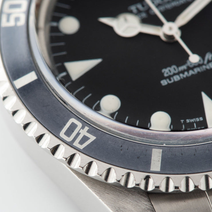 Tudor Submariner Date Black Dial Reference 79090