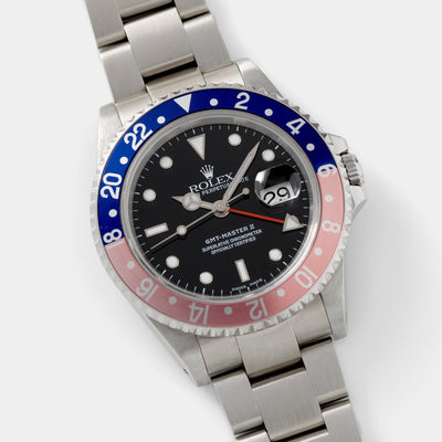 Rolex GMT-Master 2 16710 Pepsi Bezel with Papers