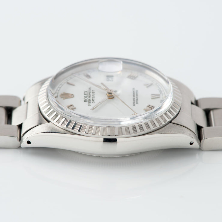 Rolex Datejust White Dial 16030