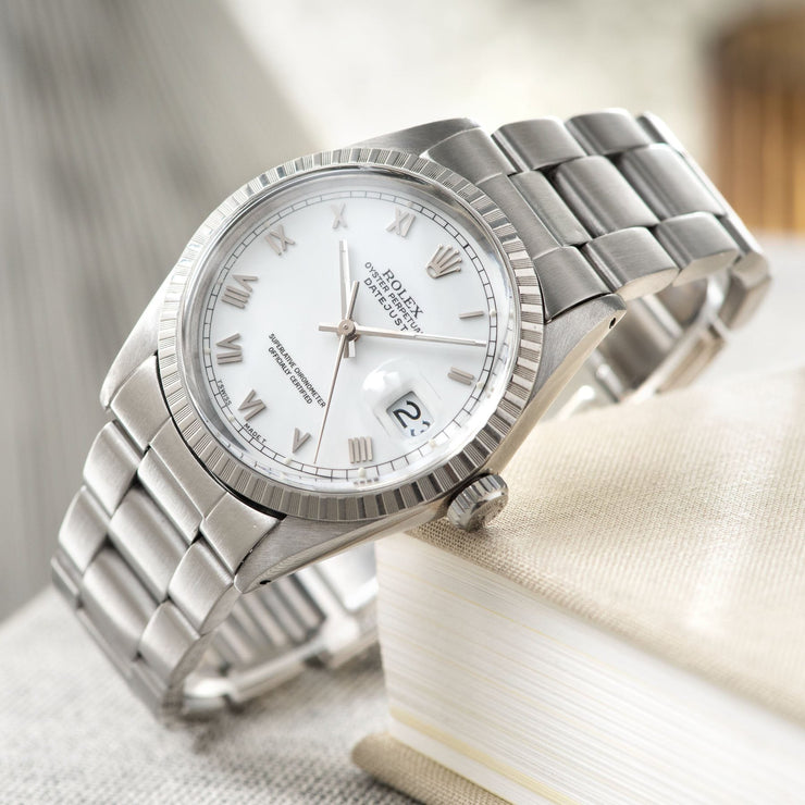 Rolex Datejust White Dial 16030