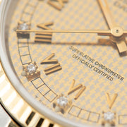 Rolex Datejust Tweed and Diamond Dial Reference 16233