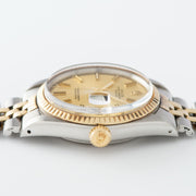 Rolex Datejust Steel and Gold 1601 Champagne Dial With Papers