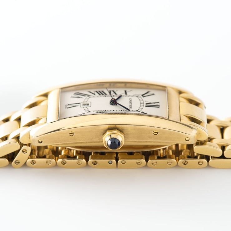 Cartier Tank Americaine Yellow Gold Ref 1725