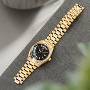 Rolex Day-Date Yellow Gold Black Dial ref 1802