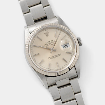 Rolex Datejust Silver Dial Reference 16234