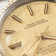 Rolex Datejust Steel and Gold 16013 Linen Dial