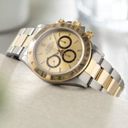 Rolex Daytona 16523 Champagne Four Line Dial