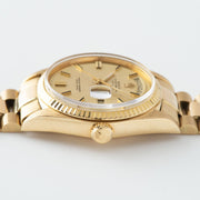 Rolex Day Date Yellow Gold Linen Dial 1803