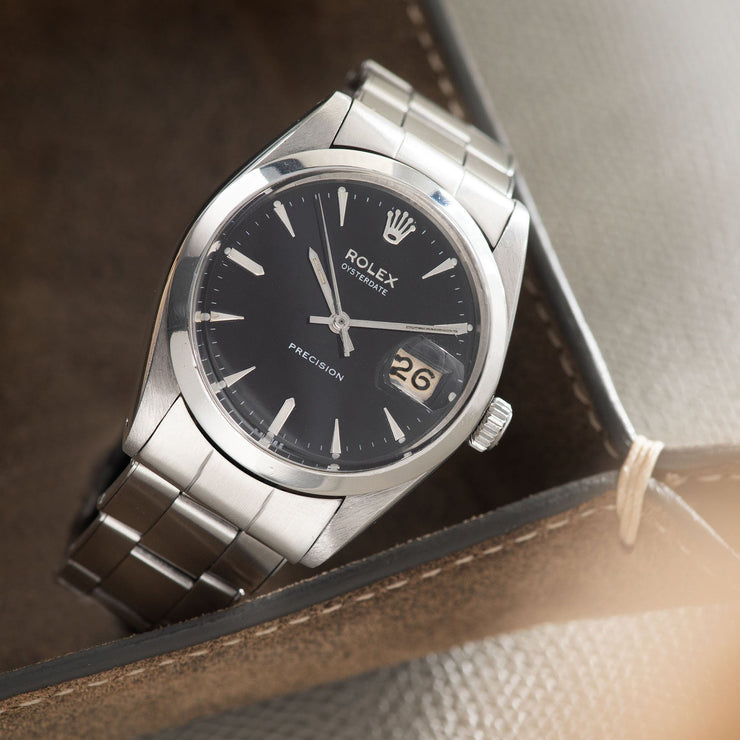 Rolex Oysterdate 6694 Black Dial