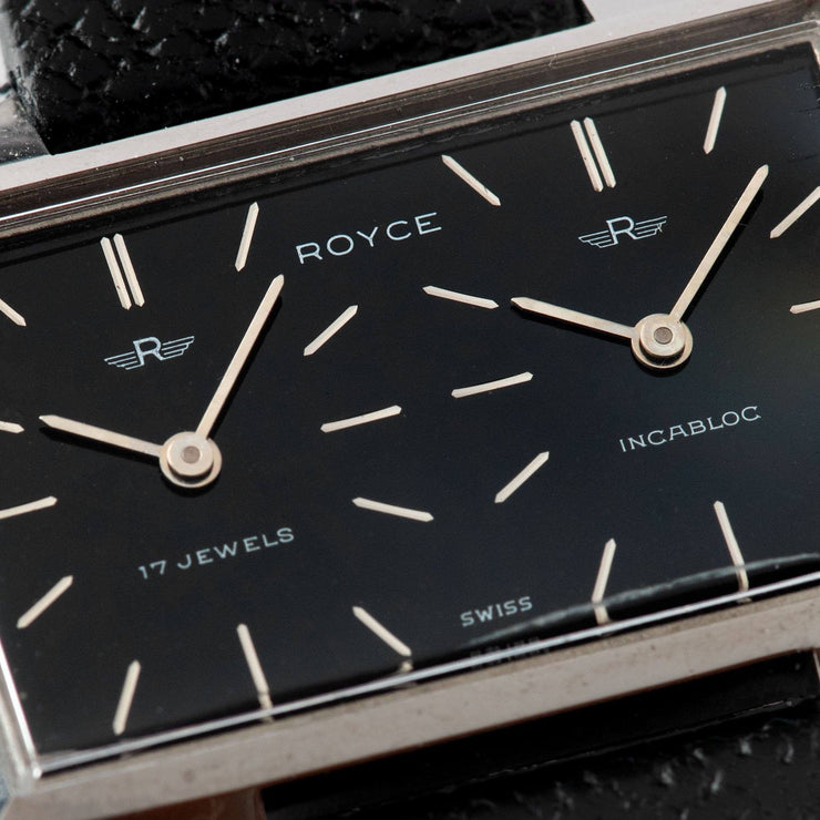 Royce Dual Time Steel Watch