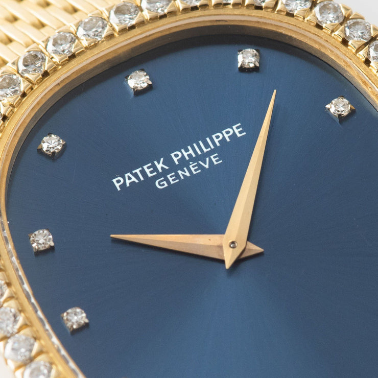 Patek Philippe Ellipse D’Or Yellow Gold with Diamonds Ref 3748/9