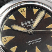 Mitchell Vintage Steel Dive Watch Tropical Dial