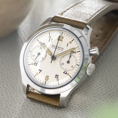 Rodania Mono Pusher Chronograph Watch 1960s