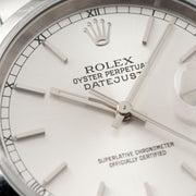 Rolex Datejust Silver Dial Reference 16220