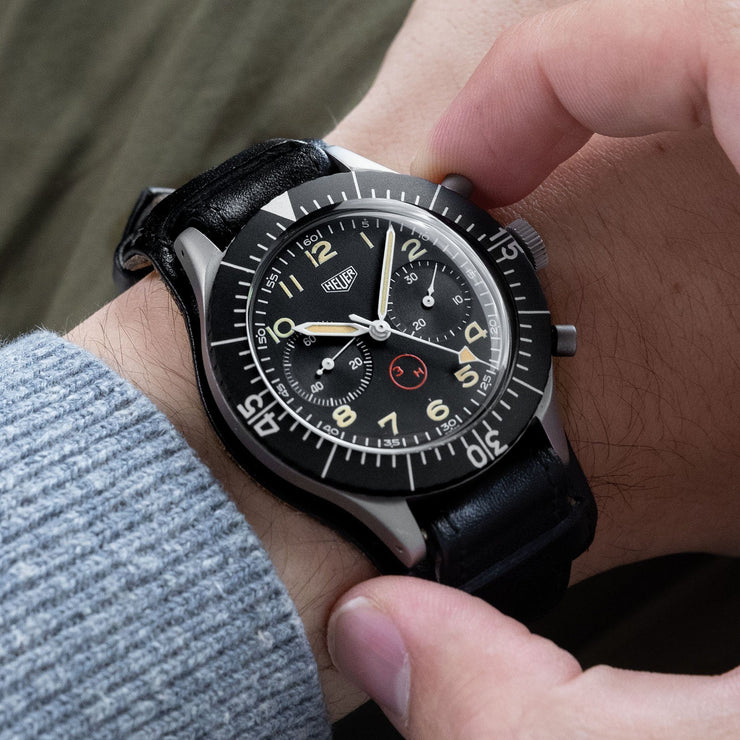 Heuer Chronograph Bundeswehr Issued Chrono 1550SG  3H