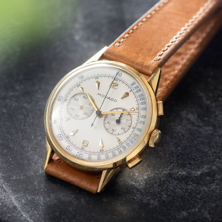 Movado M90 Yellow Gold Chronograph Watch