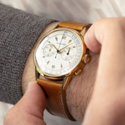 Movado M90 Yellow Gold Chronograph Watch