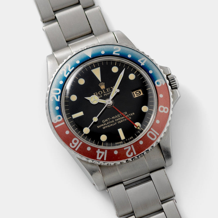 Rolex 1675 Gilt Dial GMT Master Faded Bezel