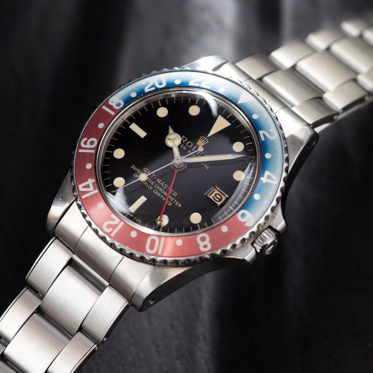 Rolex 1675 Gilt Dial GMT Master Faded Bezel