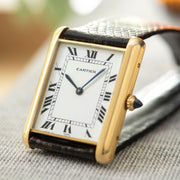 Cartier Tank Paris 18K Gold Jumbo Automatique