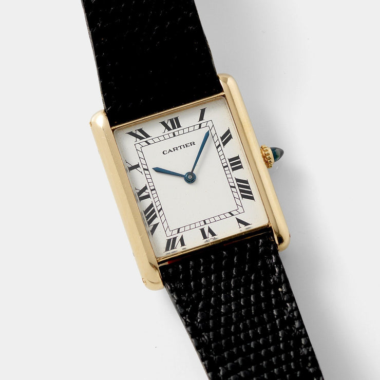 Cartier Jumbo Tank Automatique Yellow Gold