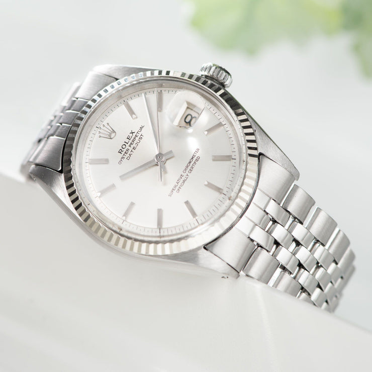 Rolex Datejust Reference 1601 Silver Dial