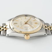 Rolex Datejust Steel and Gold 1601 Silver Dial