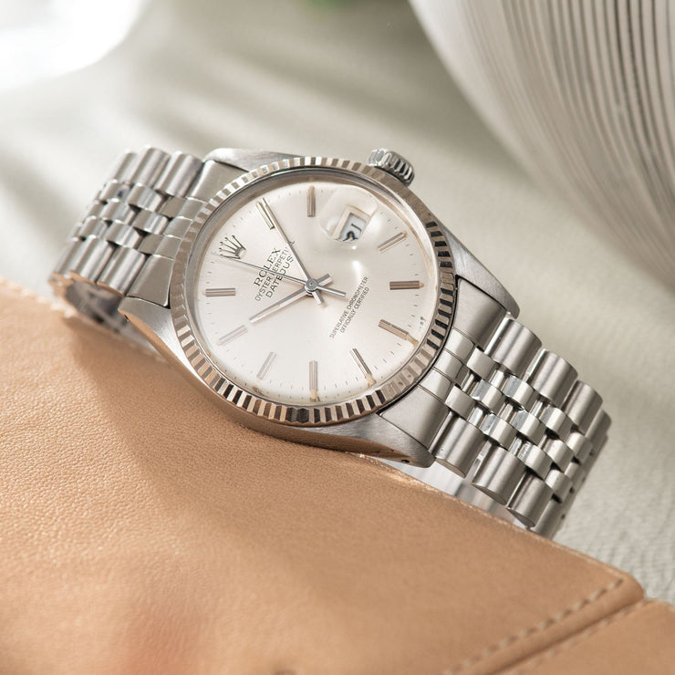 Rolex Datejust Silver dial ref 16014