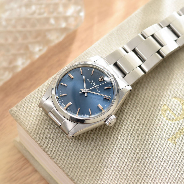 Rolex Oyster Perpetual 6748 Blue Dial 31mm