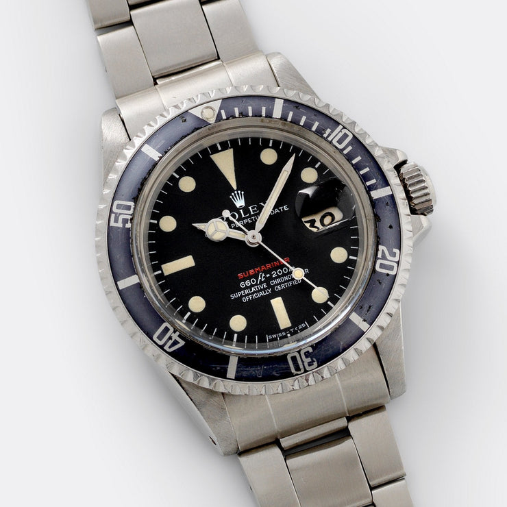 Rolex Red Submariner Date 1680 Mk4 Dial