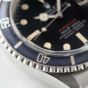 Rolex Red Submariner Date 1680 Mk4 Dial