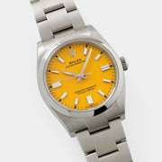 Rolex Oyster Perpetual Ref 126000 Yellow Stella Dial