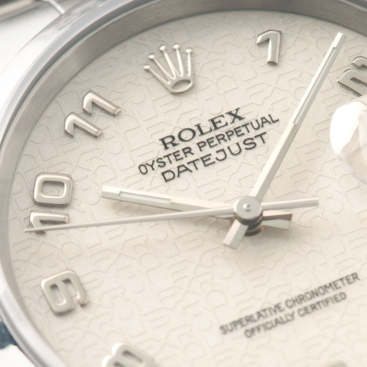 Rolex Datejust White Jubilee Dial 16200