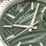 Rolex Datejust 126234 Palm Motif Dial 2021 