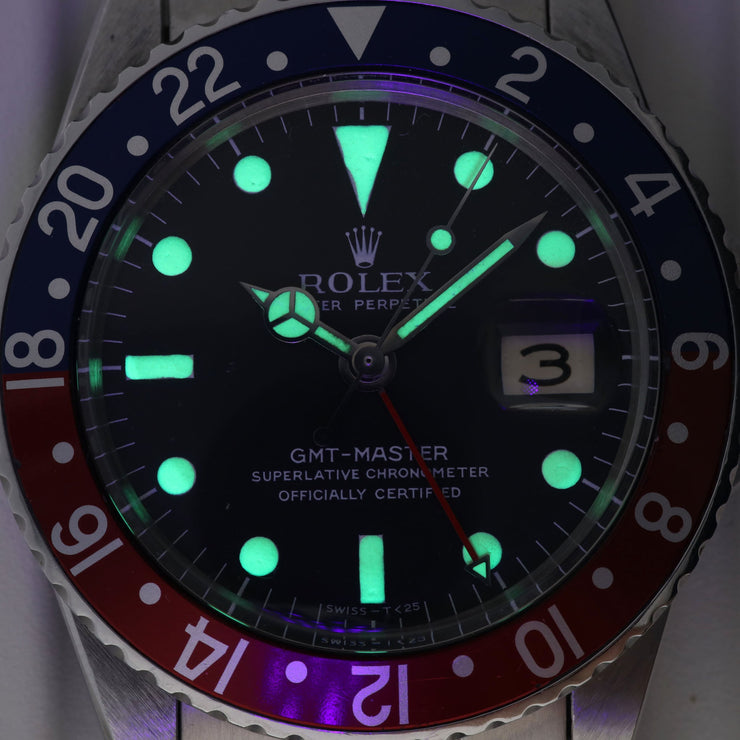 Rolex GMT-Master Mk0 Zinc-Sulfide Matte Dial